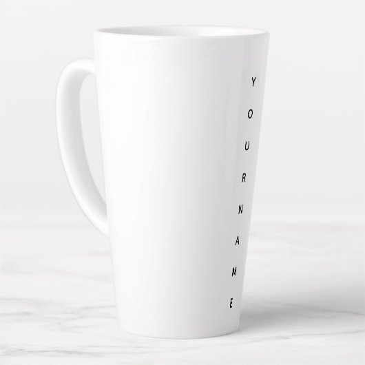 Large latte mug (Angle gauche)