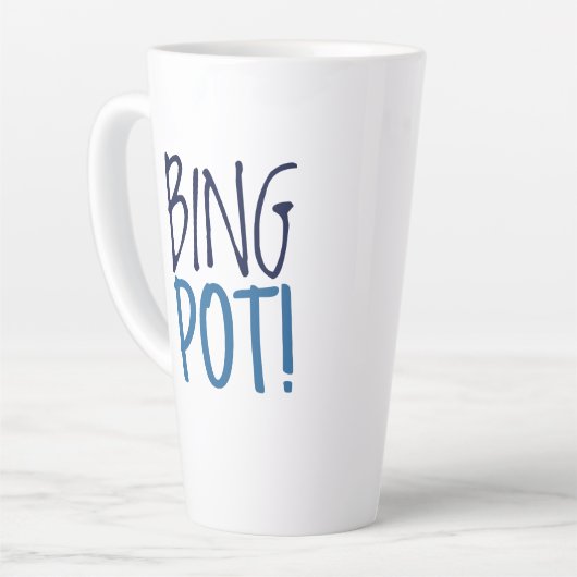Large Latte Mug - Bing Pot! (Angle gauche)