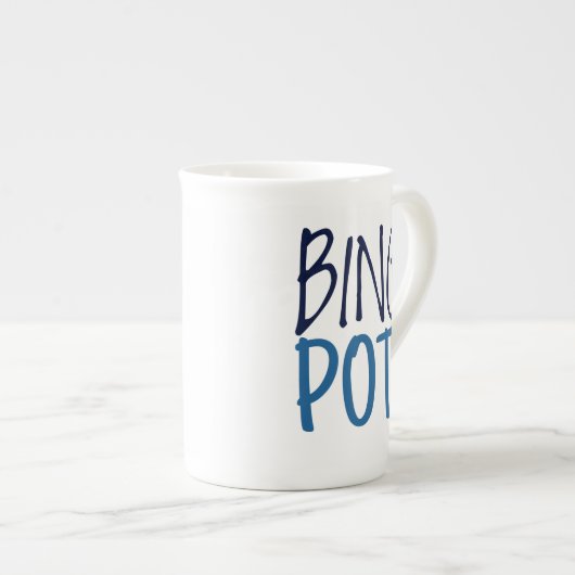 Large Latte Mug - Bing Pot! (Devant droit)