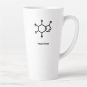 Large Latte Mug - Caffeine = Happiness (Droite)