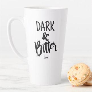 Large Latte Mug - Dark & Bitter
