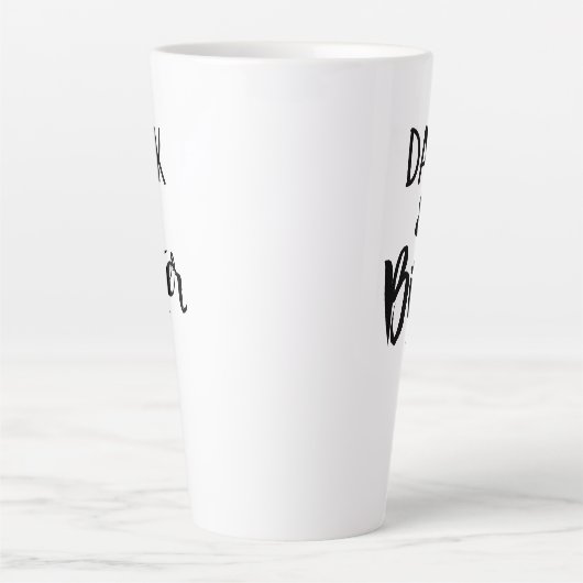 Large Latte Mug - Dark & Bitter (Devant)