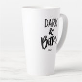 Large Latte Mug - Dark & Bitter Latte Mok (Rechterhoek)