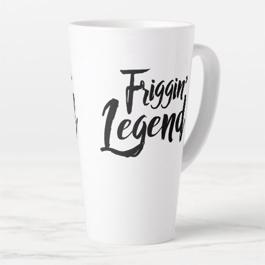 Large Latte Mug - Friggin' Legend (Angle droit)