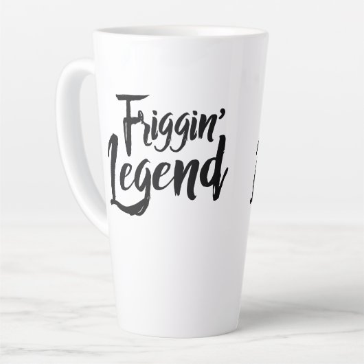 Large Latte Mug - Friggin' Legend (Angle gauche)