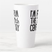 Large Latte Mug - I'm From The 20th Century Mok (Voorkant)