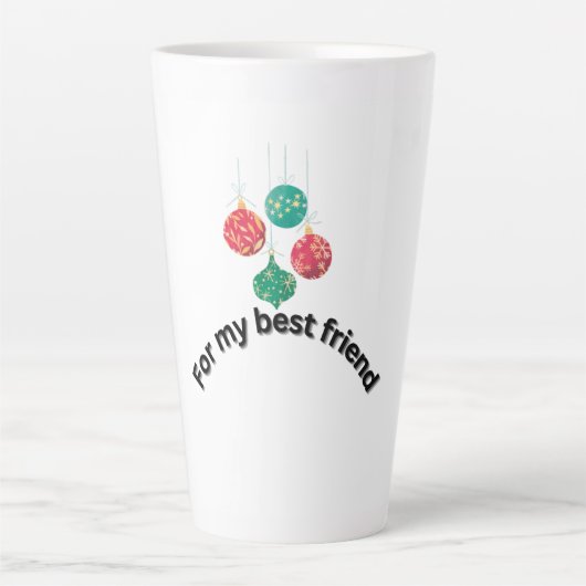 Large Latte Mug Latte Mok (Voorkant)