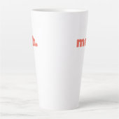 Large Latte Mug - Meh. (Devant)