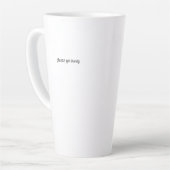 Large Latte Mug - Please Go Away. (Angle gauche)