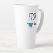 Large Latte Mug - Stop. Hygge Time. (Angle droit)