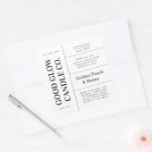Large Logo Candle Jar Product Label Stickers (Enveloppe)
