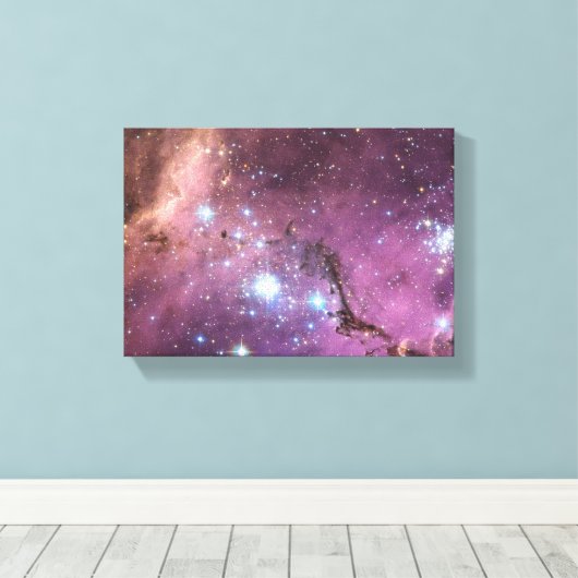 Large Magellanic Cloud Canvas Afdruk (Insitu (Houten vloer))