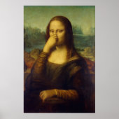 Large Mona Lisa Bathroom Poster (Devant)