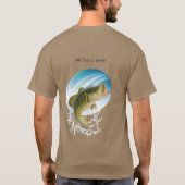 Large Mouth Bass T-shirt van SRF (Achterkant)