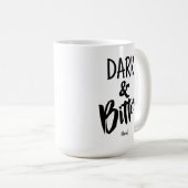 Large Mug - Dark & Bitter (Devant droit)