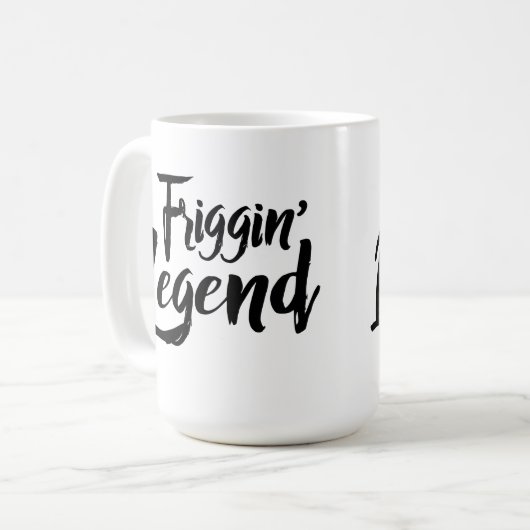 Large Mug - Friggin' Legend Koffiemok (Voorkant links)