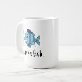 Large Mug - Je m'en fish (Devant gauche)