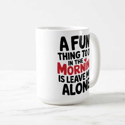 Large Mug - Leave me Alone (Devant droit)