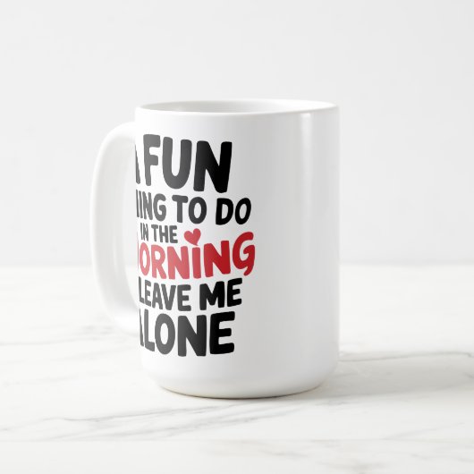 Large Mug - Leave me Alone (Devant gauche)