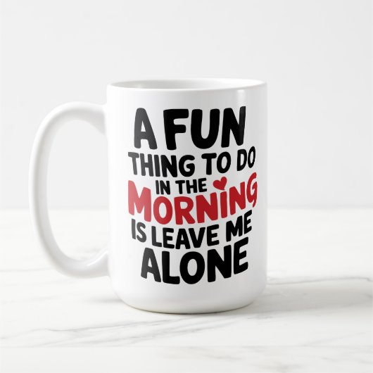 Large Mug - Leave me Alone (Gauche)