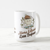 Large Mug - More Espresso. Less Depresso. (Devant droit)