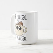 Large Mug - More Espresso. Less Depresso. (Devant gauche)