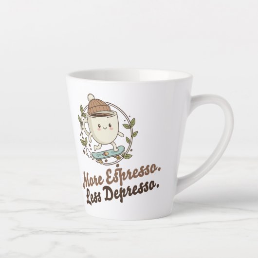 Large Mug - More Espresso. Less Depresso. (Droite)