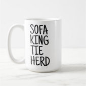 Large Mug - Sofa King Tie Herd (Gauche)