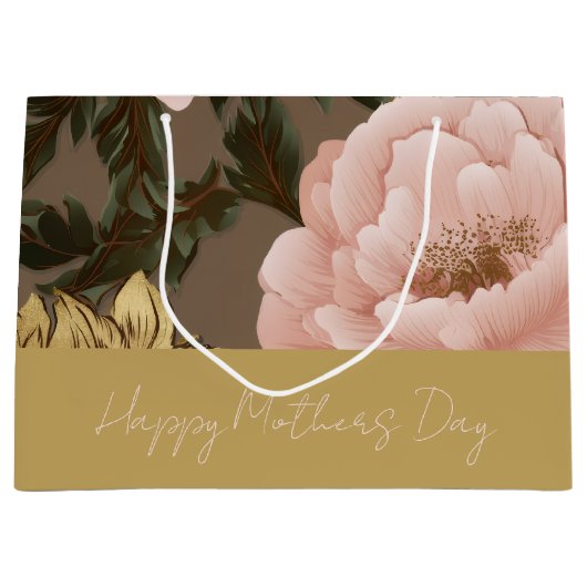 Large Oversized Floral Groot Cadeauzakje (Voorkant)