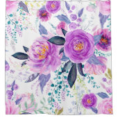 Large Peony  Douchegordijn (Voorkant)