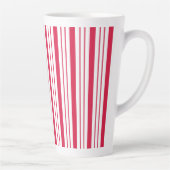 Large Peppermint Striped Latte Mug (Droite)