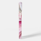 Large Pink Modern Flower Phone Case (Achterkant / Rechts)