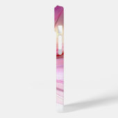 Large Pink Modern Flower Phone Case (Achterkant / Links)