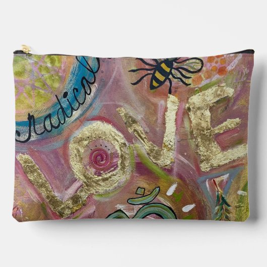 Large pouch original art LOVE Etui (Voorkant)