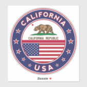 large size vinyl sticker (Feuille)