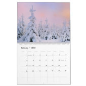 Large Size Winter Paradise Calendar Kalender (Feb 2026)