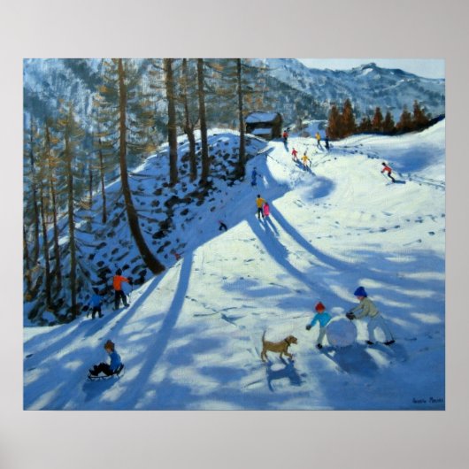 Large Snowball Zermatt Poster (Voorkant)