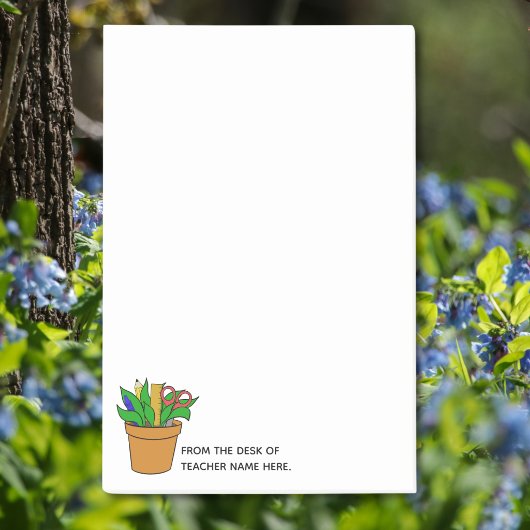 Large Teacher Post-Its with Name Personalization Post-it® Notes