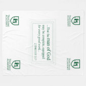 Large Third Street Academy Fleece Blanket (Voorkant (Horizontaal))