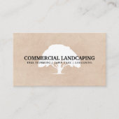 Large Tree Logo | Tuinieren | Landschapsarchitectu Visitekaartje (Voorkant)