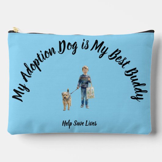 Large Zipper Pouch Etui (Voorkant)