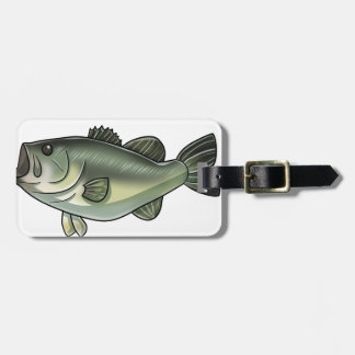 Largemouth Bass Bagagelabel