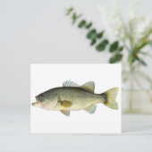Largemouth Bass Briefkaart (Staand voorkant)