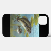 Largemouth Bass Case-Mate iPhone Case (Achterkant (horizontaal))