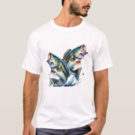 Largemouth Bass Fish Fishing T-shirt