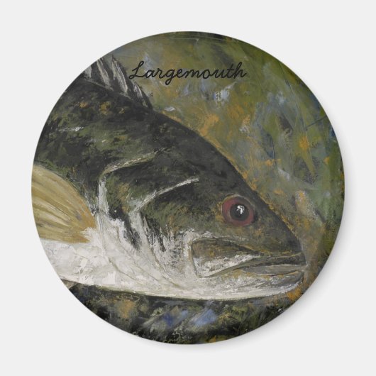 Largemouth Bass Magneet (Voorkant)