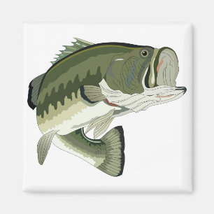 LARGEMOUTH BASS MAGNEET