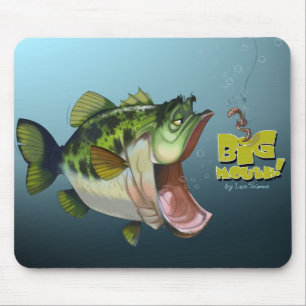 LargeMouth Bass Muismat