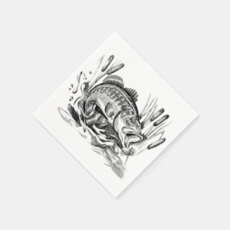 Largemouth Bass Servetten