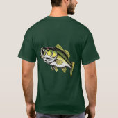 Largemouth bass t-shirt (Dos)